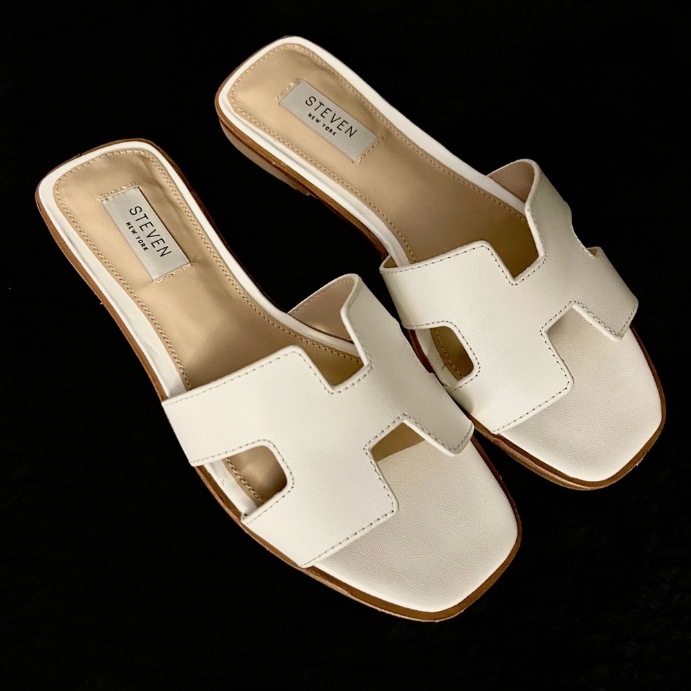 BRAND NEW Steve Madden Hayden White Leather